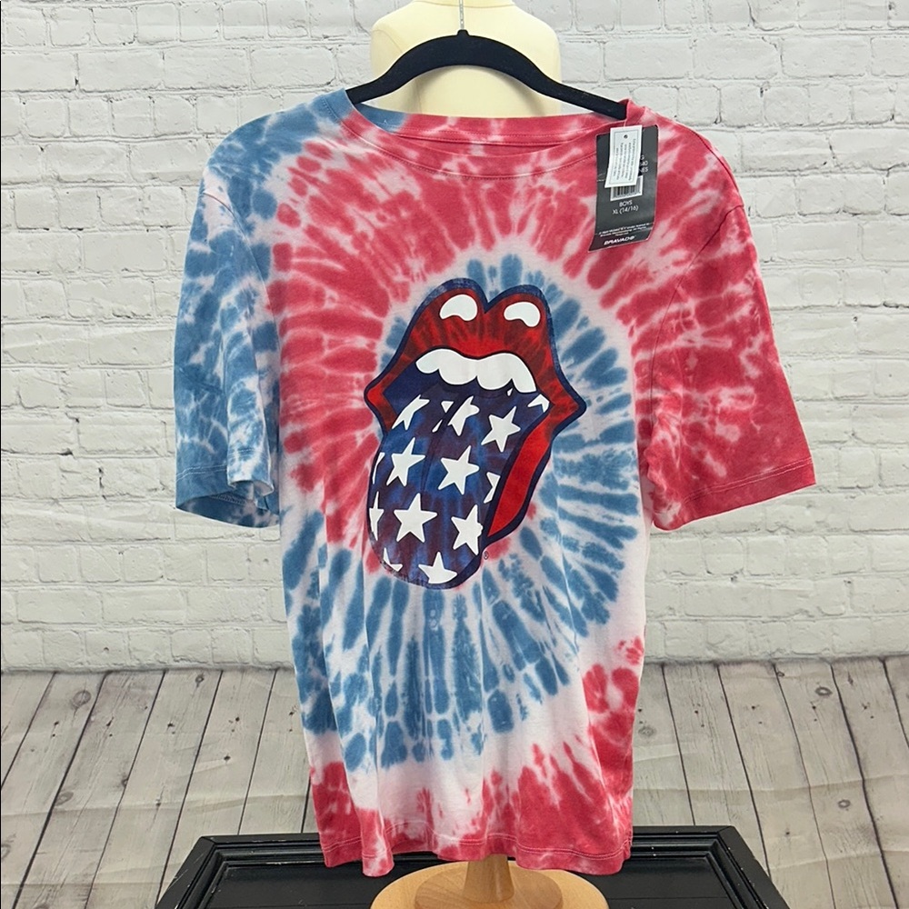 Rolling Stones Kids Tie-Dye‎ Graphic T-Shir